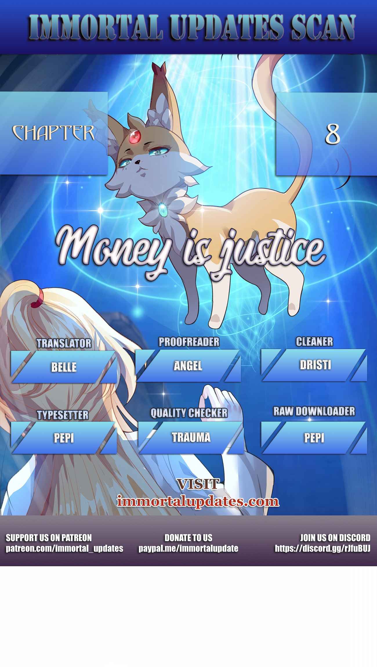 Money is justice Chapter 8 1